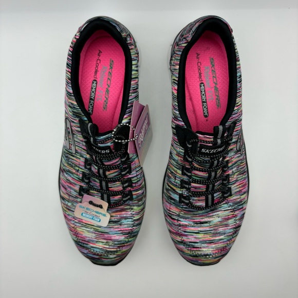 SKECHERS RELAXED FIT AIR-COOLED MEMORY FOAM SLIP ON WOMEN WALKNG COMFY Size 8 - Picture 5 of 12